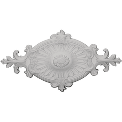 Ekena Millwork CM23RO1 23 1-2-Inch x 12 1-4-Inch x 1 1-2-Inch Quentin Ceiling Medallion